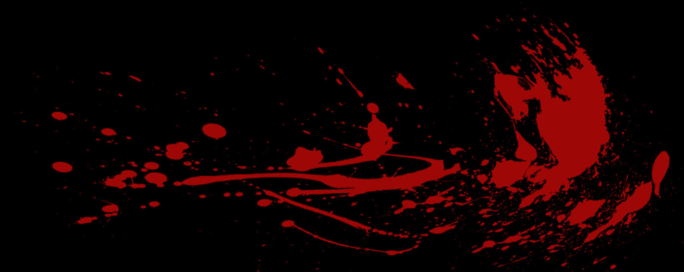 Red Blood Splatter Background PNG