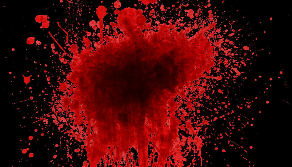 Red Blood Splatter Background PNG