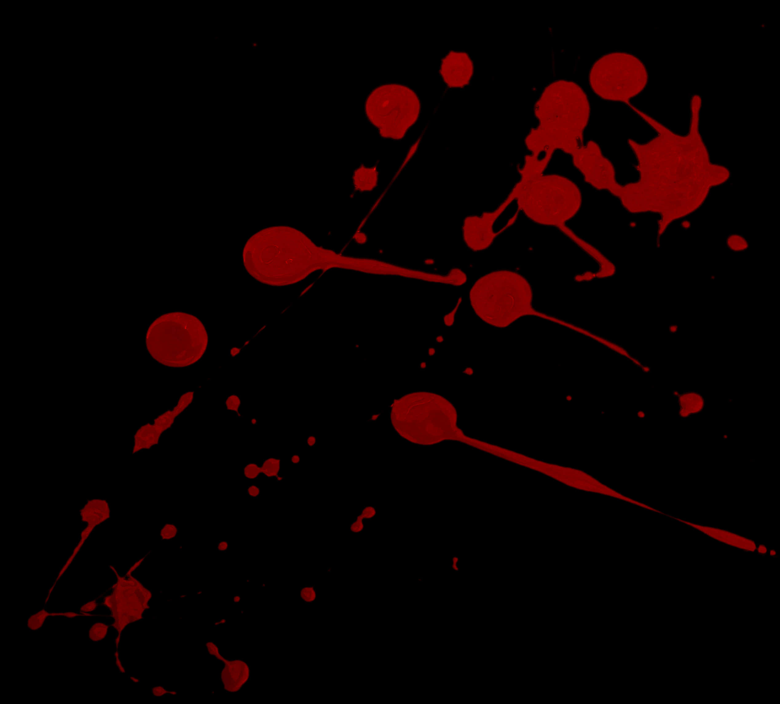 Red Blood Splatter Dark Background PNG