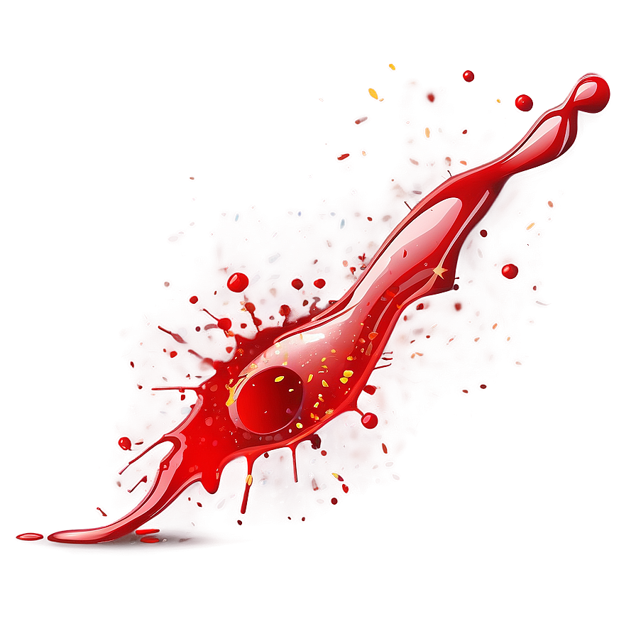 Red Bloody Splatter Clipart Png Sbk PNG