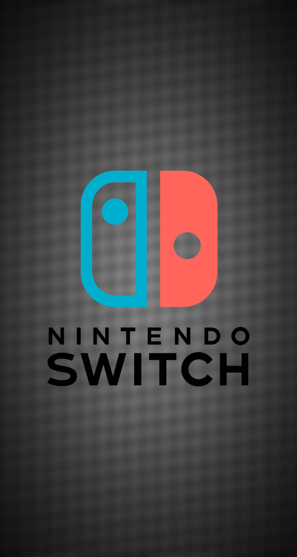 Rød blå Nintendo Switch Logo Tapet Wallpaper