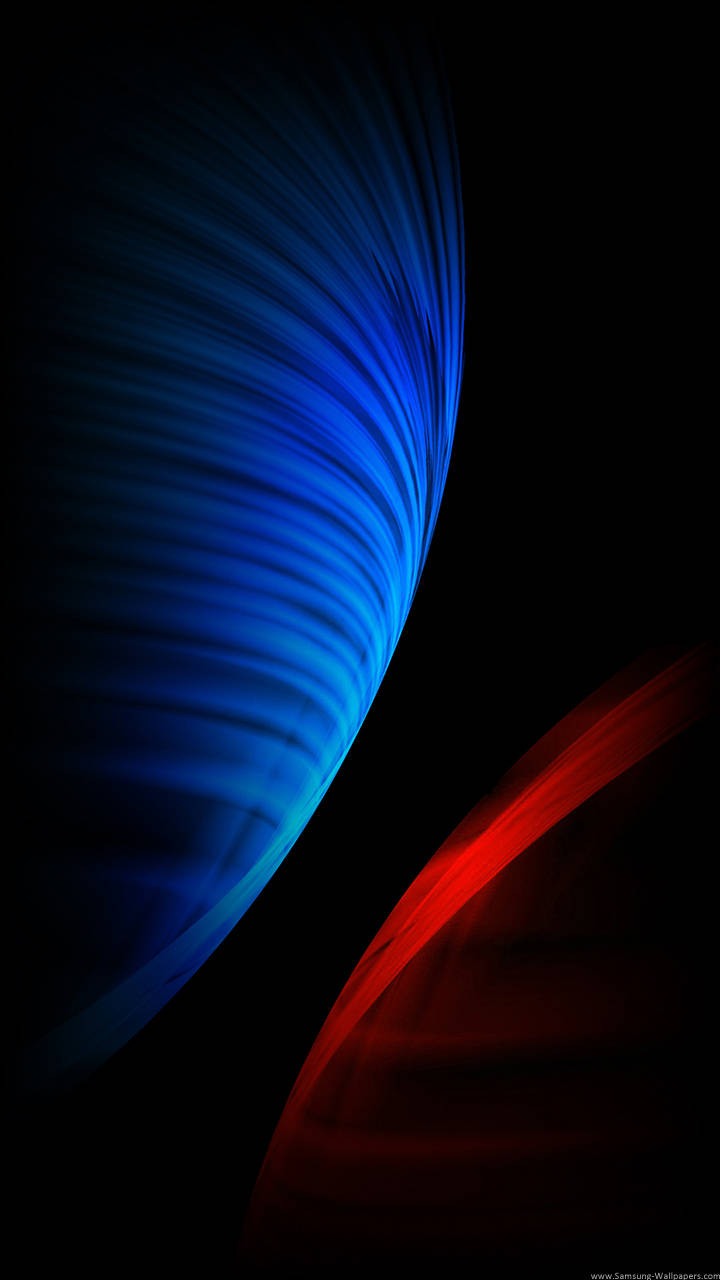 Red Blue Sphere Lock Screen Samsung Picture