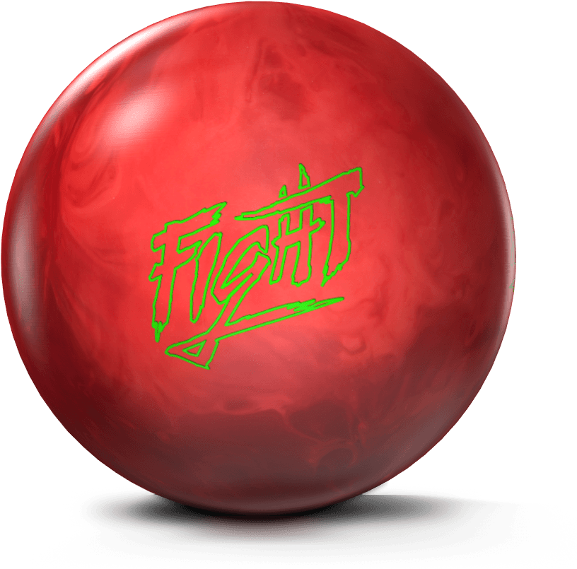 Red Bowling Ball Fight Graphic PNG