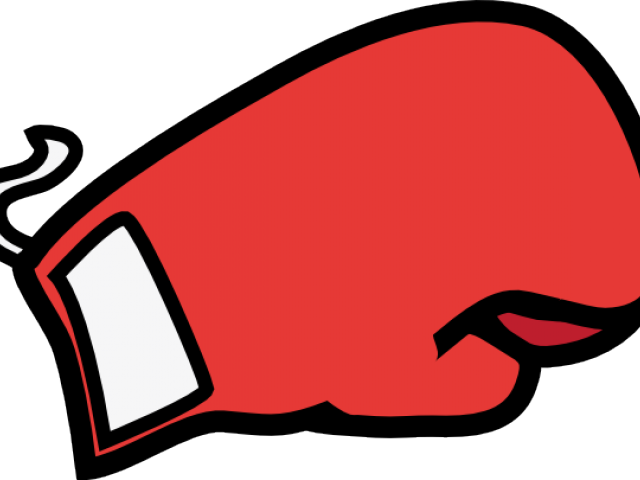 Red Boxing Glove Cartoon PNG