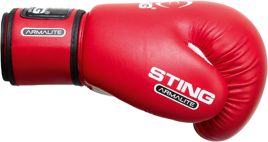 Red Boxing Glove Side View PNG