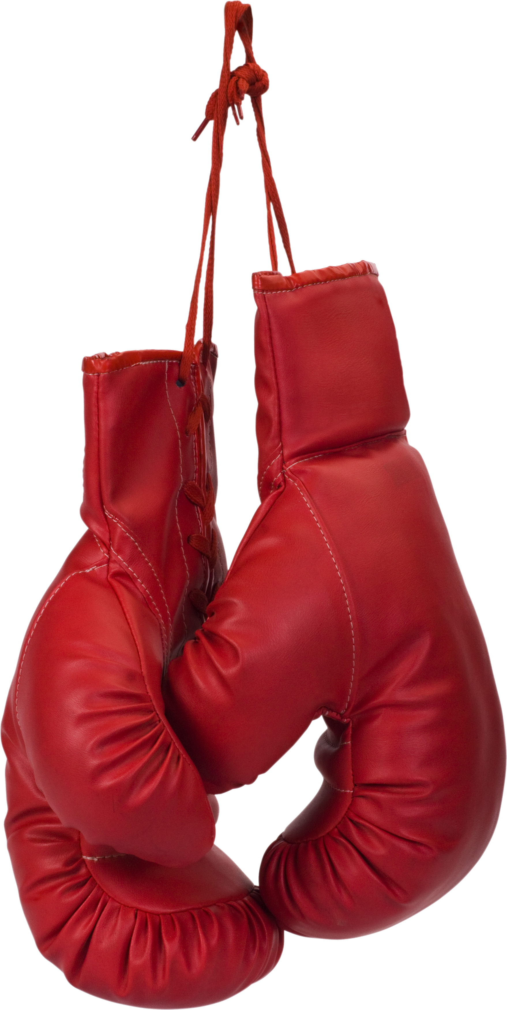 Red Boxing Gloves Hanging PNG