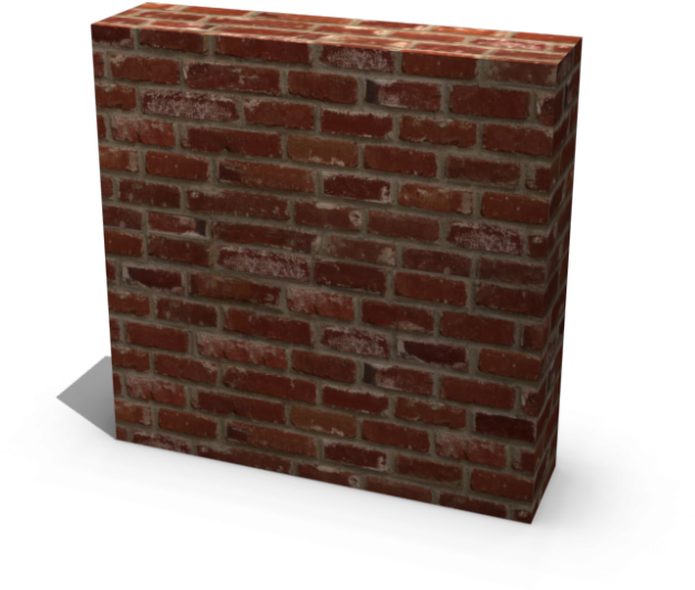 Red Brick Wall Block Texture PNG