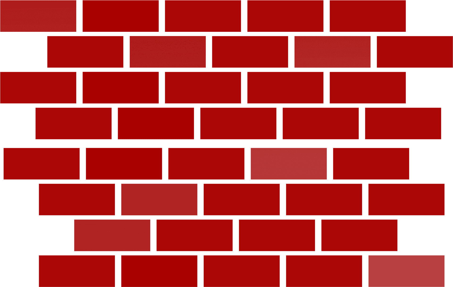 Red Brick Wall Pattern PNG