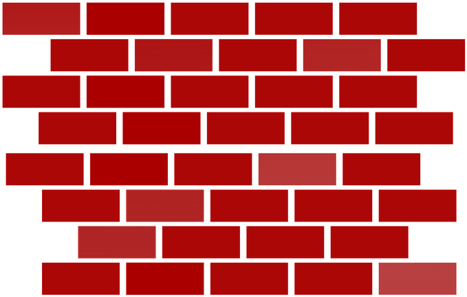 Red Brick Wall Pattern PNG