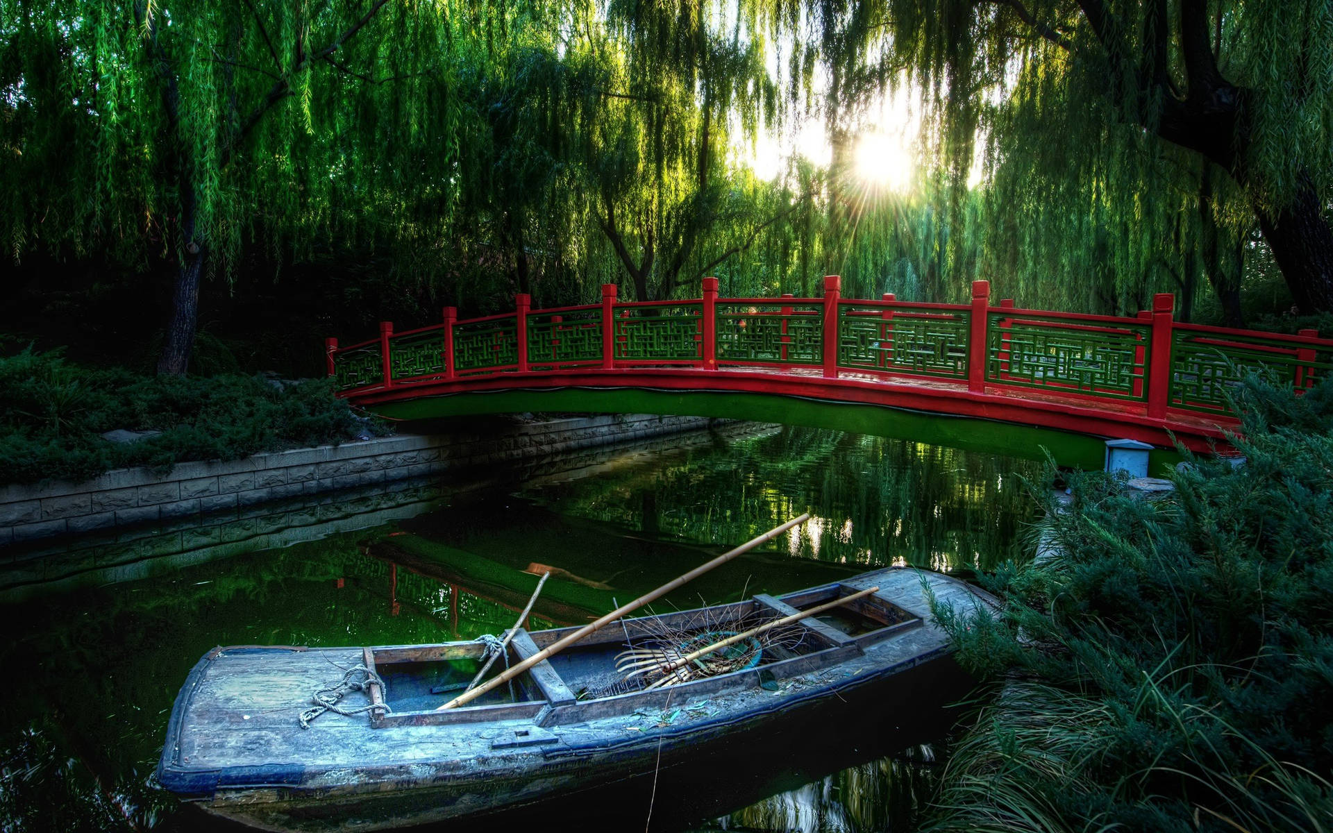 Red Bridge In Forbidden City Picture