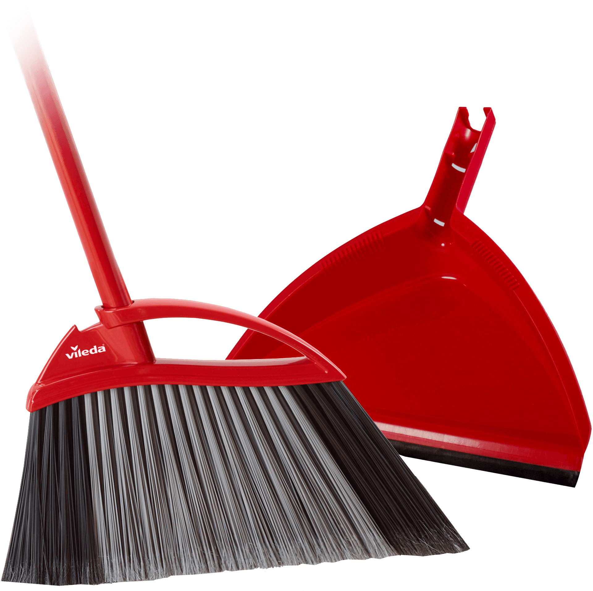 Red Broomand Dustpan Set PNG