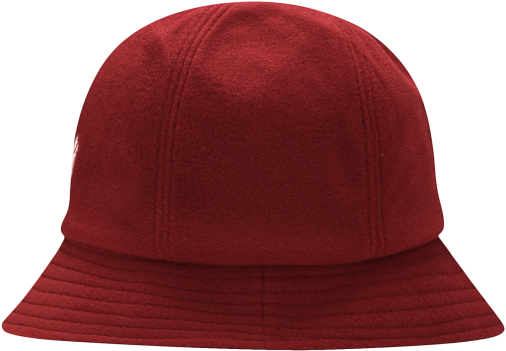 Red Bucket Hat Isolated PNG