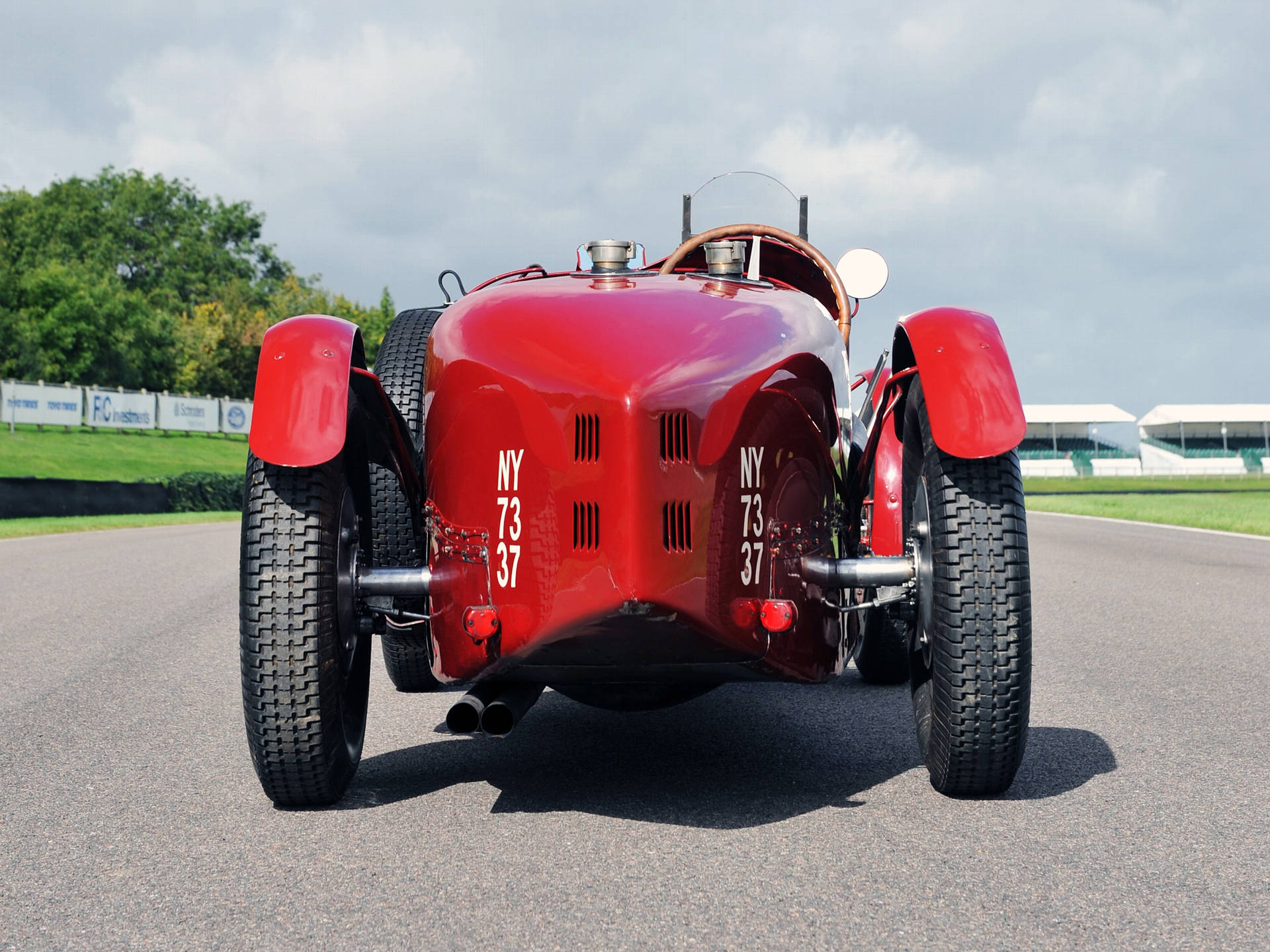 Rød Bugatti Type 51 Front IPhone 7 Etui Wallpaper