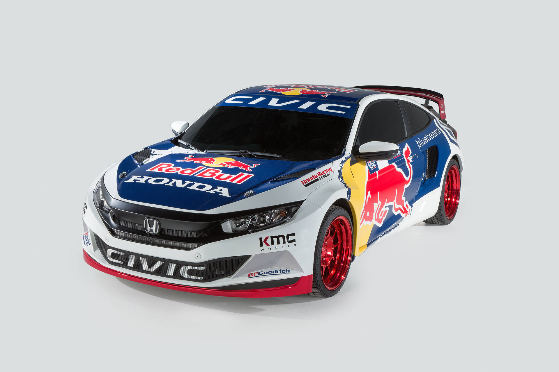 Red Bull 4k Honda Civic Wallpaper