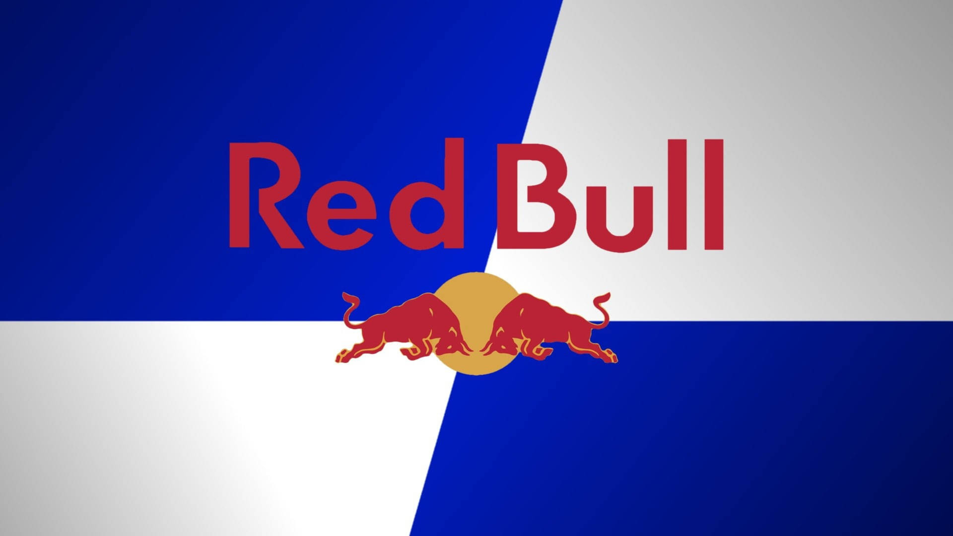 Rød Bull Brand Logo 3D Wallpaper