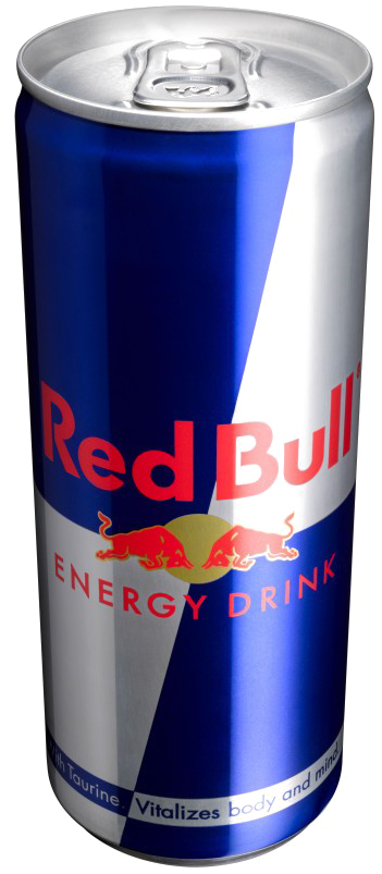 Red Bull Energy Drink Can PNG