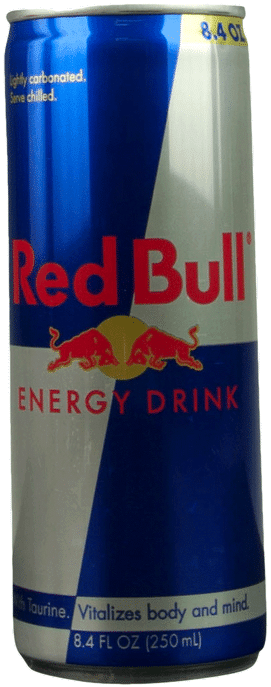 Red Bull Energy Drink Can PNG