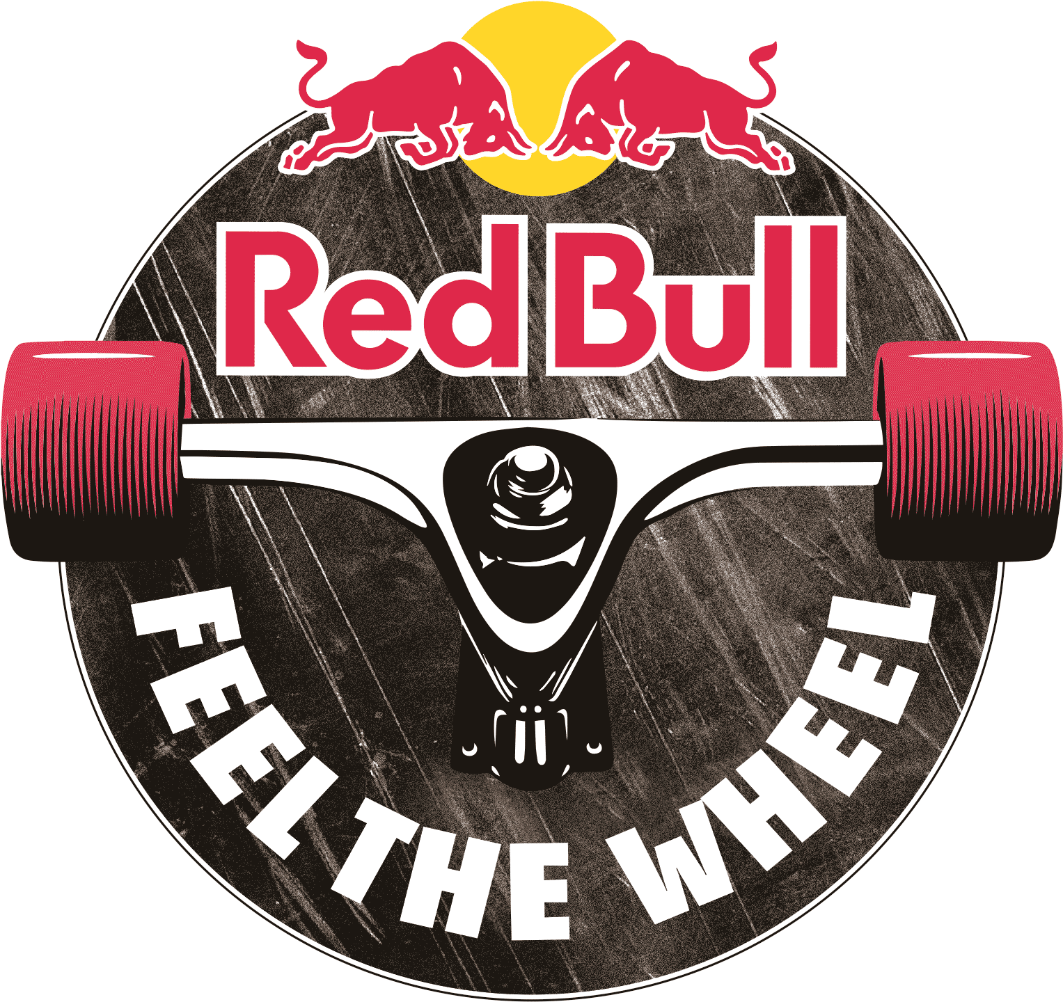 Red Bull Feel The Wheel Graphic PNG