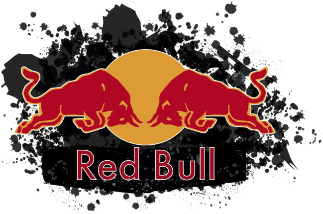 Red Bull Logo Splash PNG