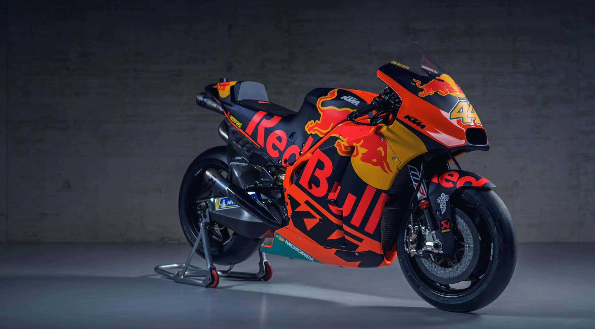 Red Bull Moto G P Racing Bike Wallpaper