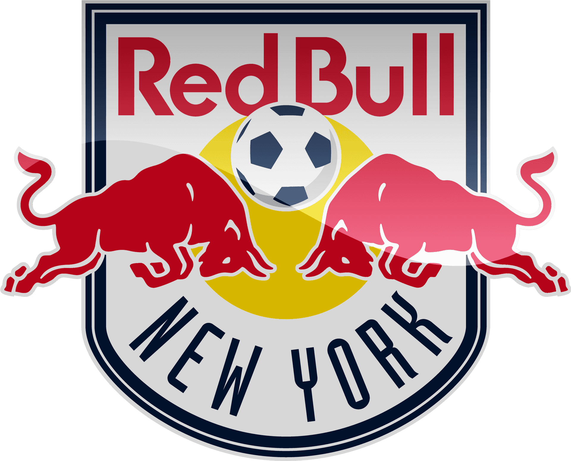 Red Bull New York Soccer Crest PNG