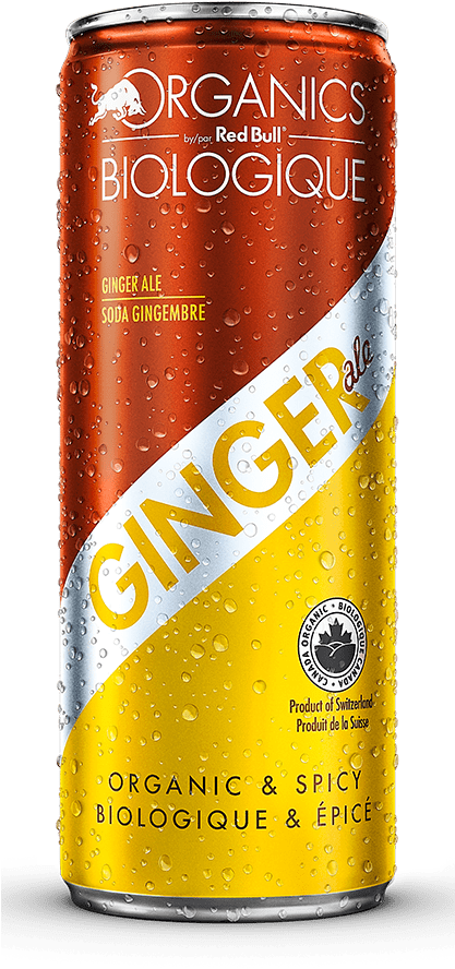 Red Bull Organics Ginger Ale Can PNG