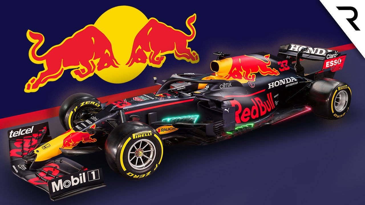 Red Bull Racing 33 Car Render Wallpaper