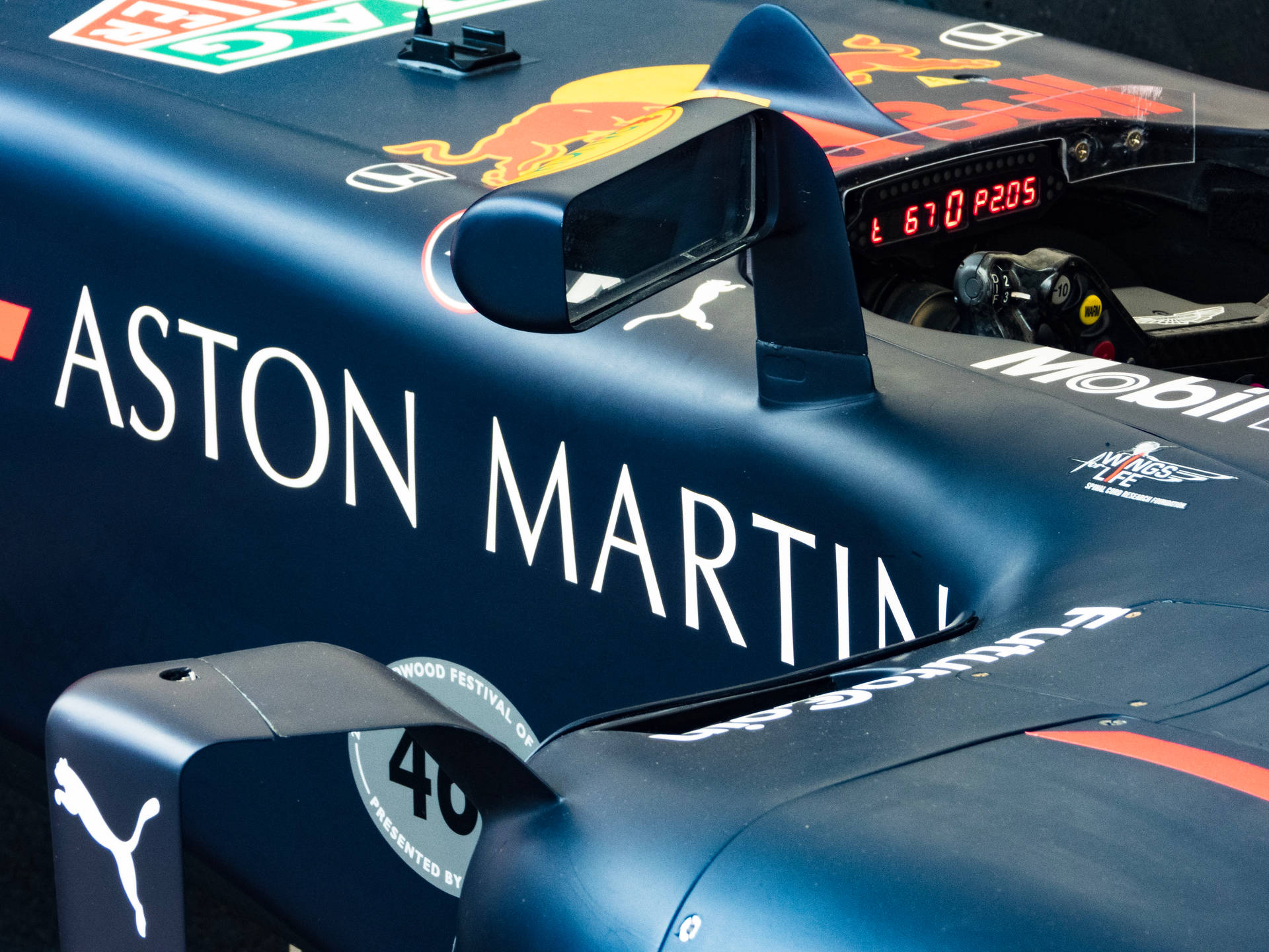 Red Bull Racing Car Close-up