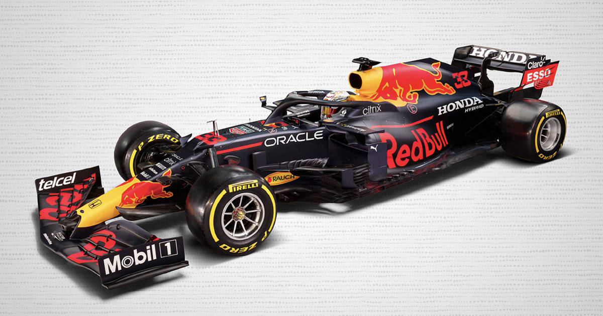 Red Bull Racing Dotted White Background Wallpaper