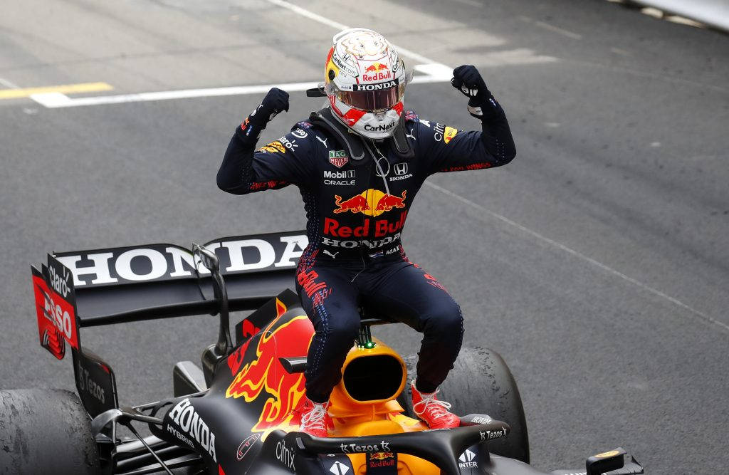Red Bull Racing Max Win Monaco Wallpaper