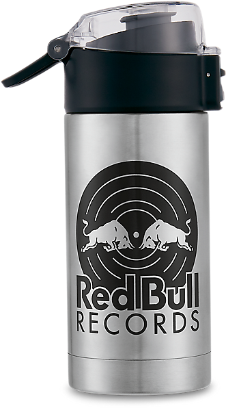 Red Bull Records Thermal Bottle PNG