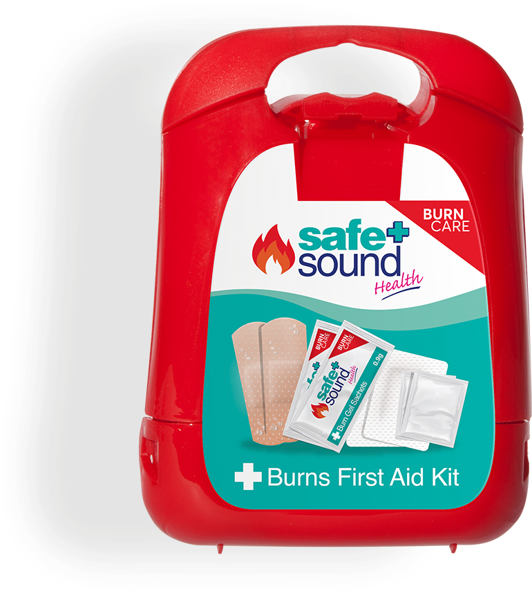 Red Burns First Aid Kit PNG