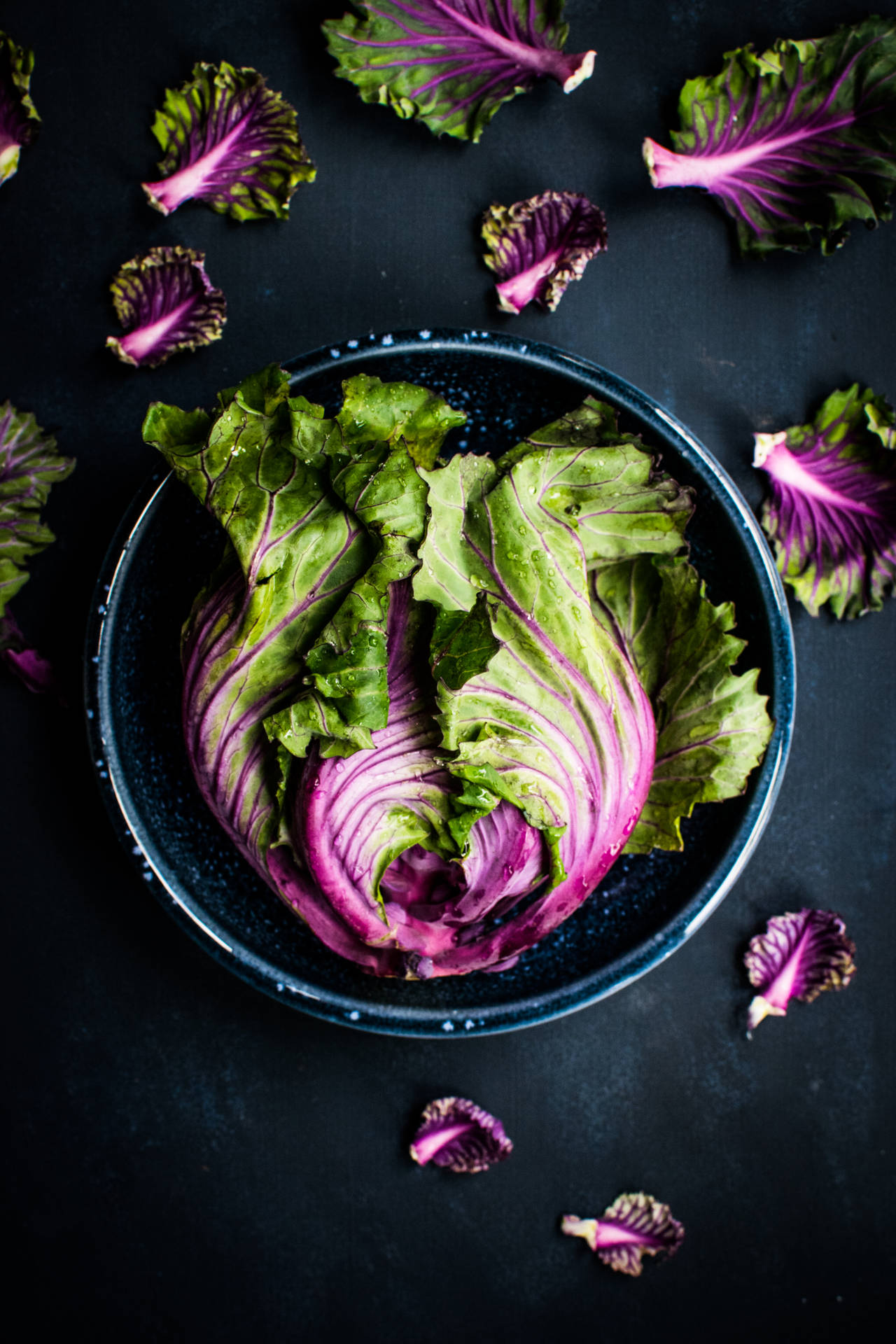 Red Cabbage For Healthy Salad Wallpaper
