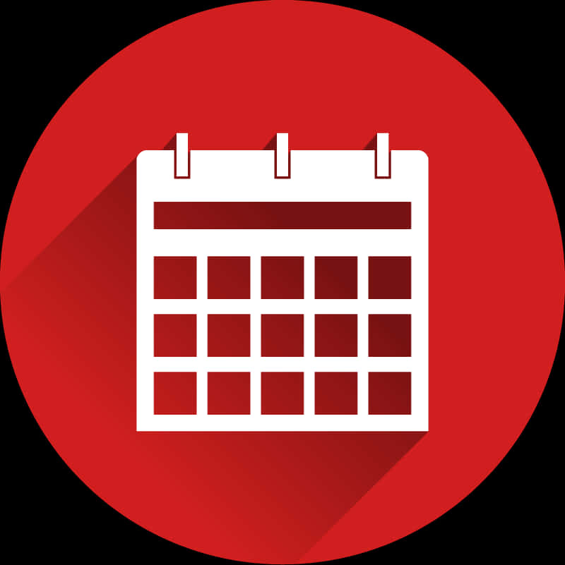 Red Calendar Icon PNG