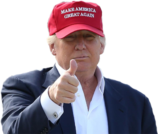 Red Cap Thumbs Up Gesture PNG