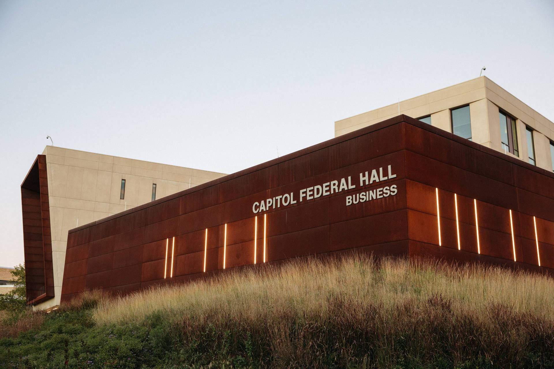 Rojocapitol Federal Hall Universidad De Kansas Fondo de pantalla