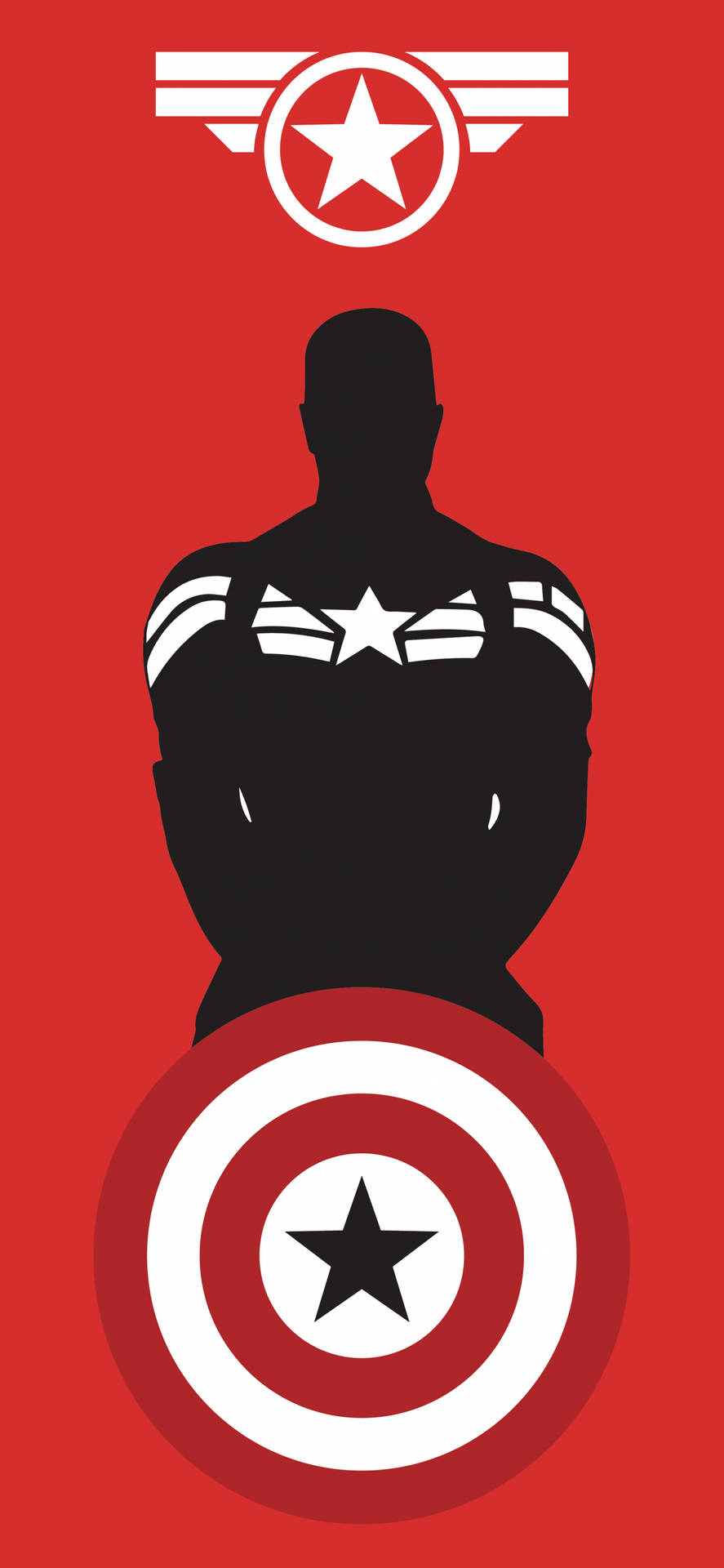 Red Captain America 4k Marvel Iphone Wallpaper