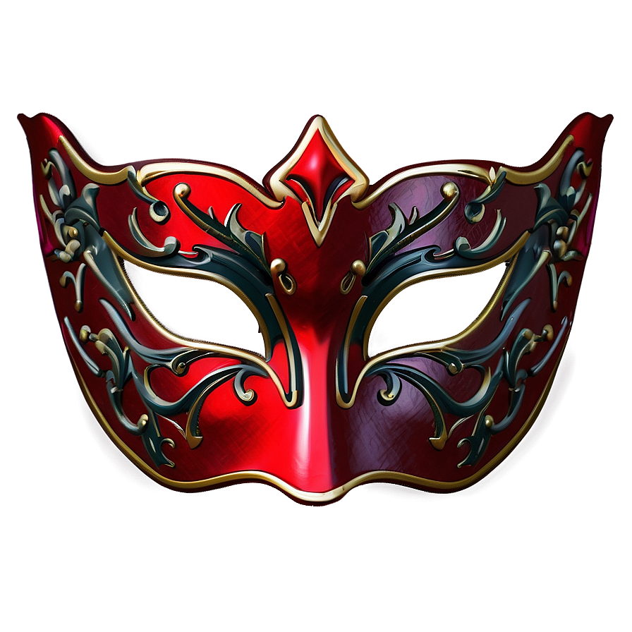 Red Carnival Mask Png Srf PNG