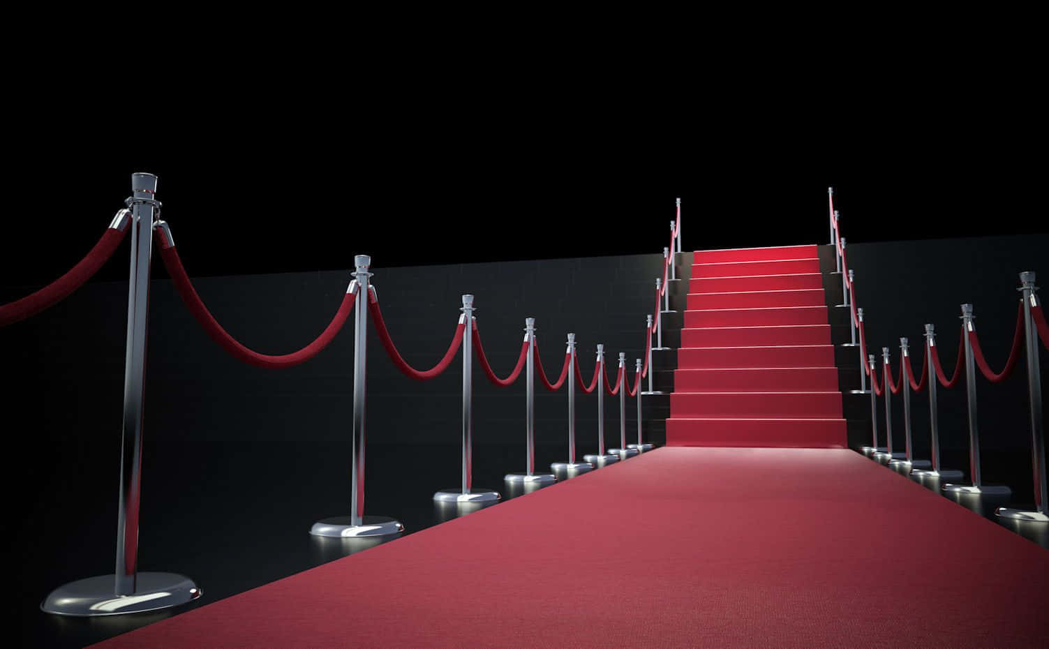 Stunning red carpet background perfect for special occasions Wallpaper