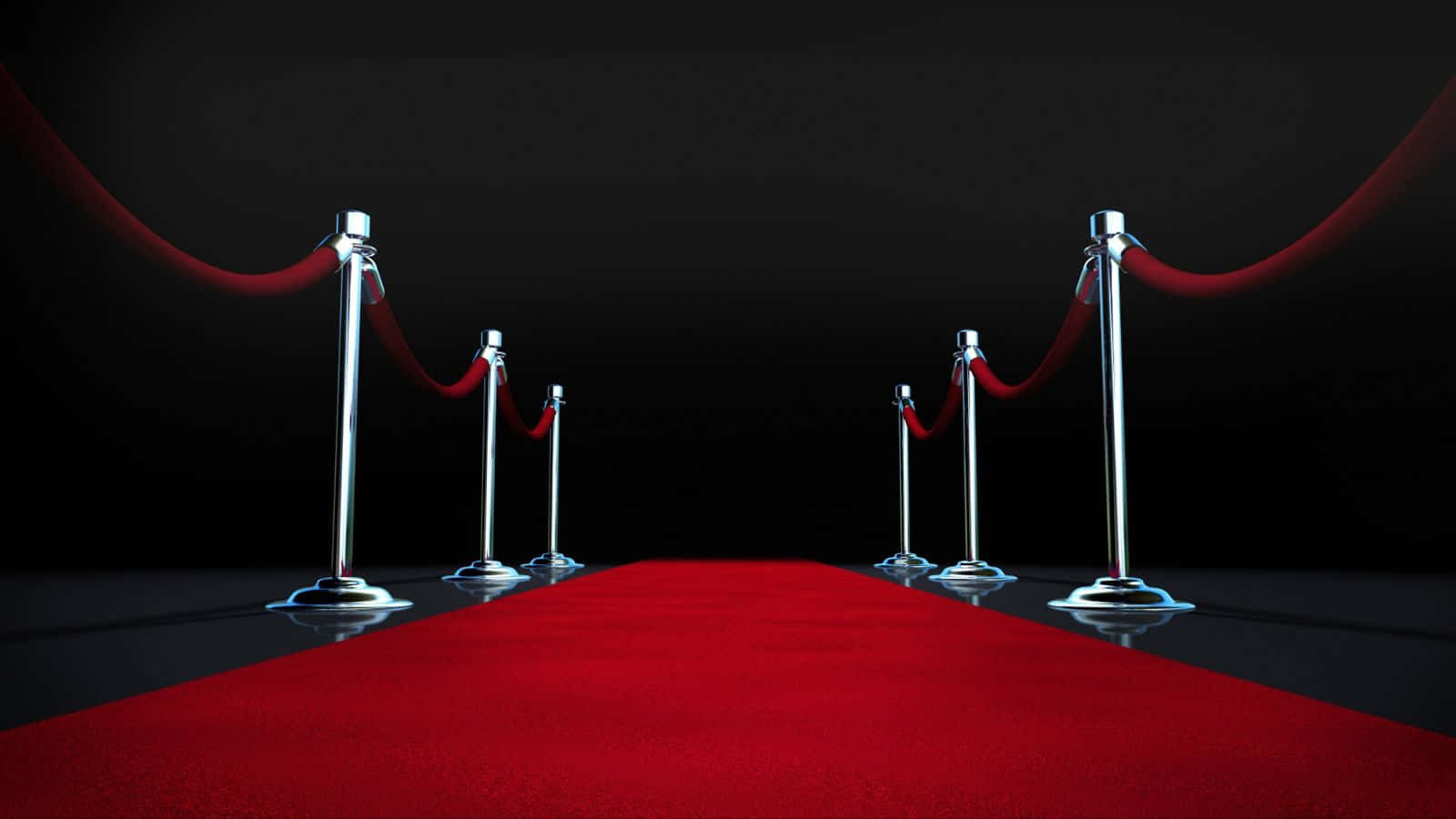 “Striking red carpet illuminated with dazzling lights” Wallpaper