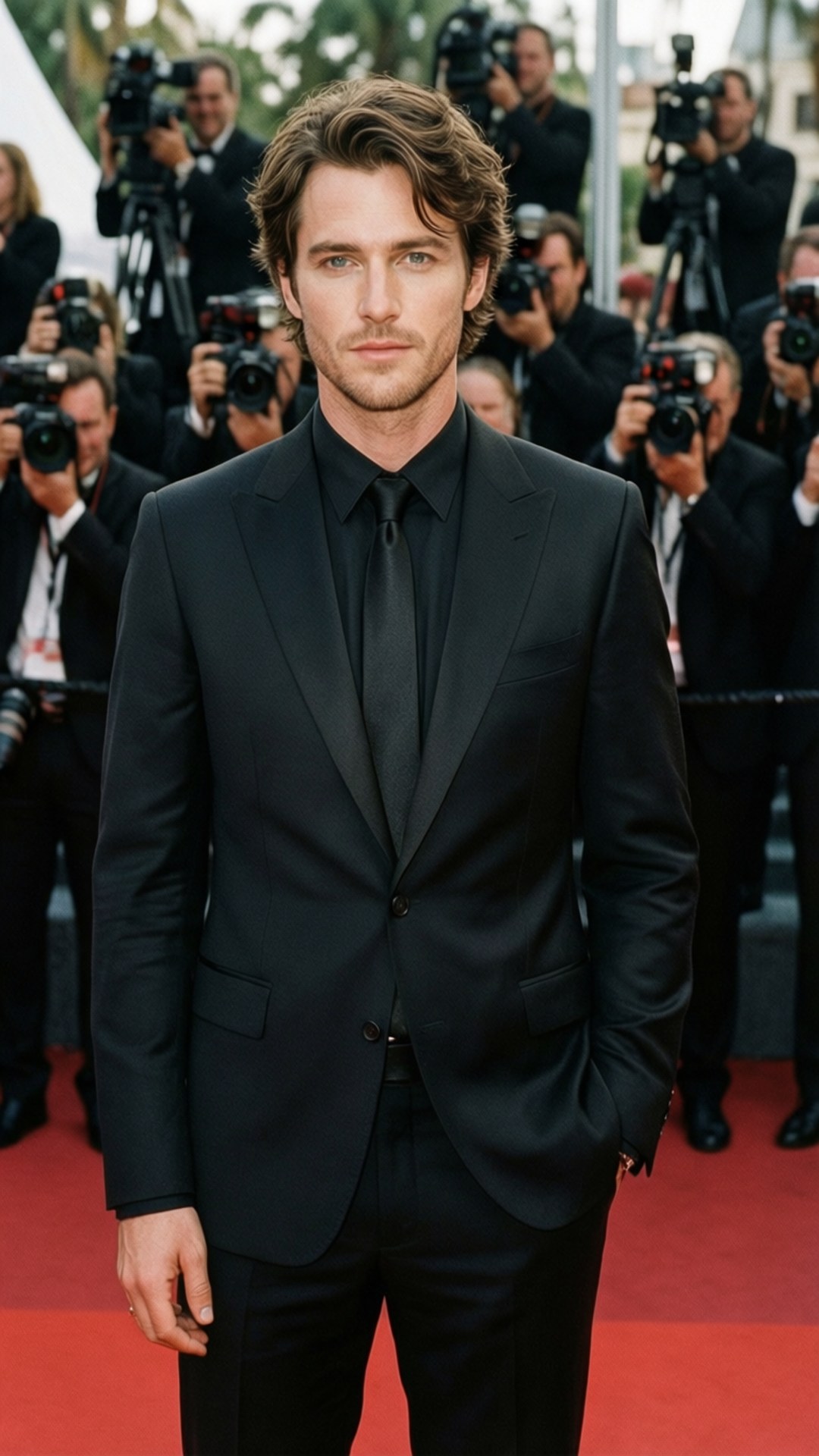 Red Carpet Elegance Wallpaper