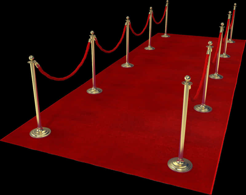 Red Carpet Event Entrance PNG