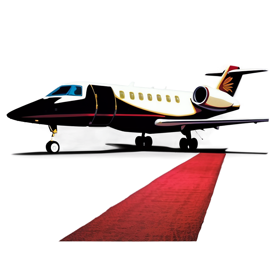 Red Carpet Private Jet Png 42 PNG