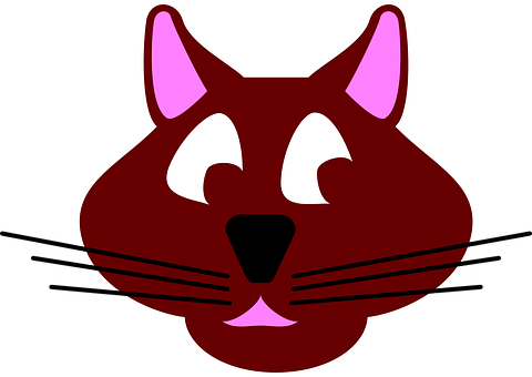Red Cat Graphic PNG