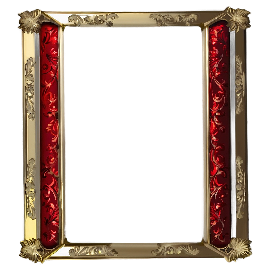 Red Certificate Frame Png Awq3 PNG