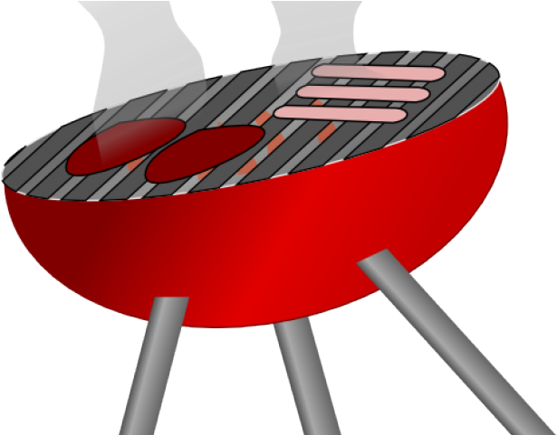 Red Charcoal Grill Cartoon PNG