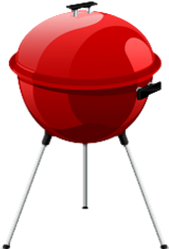 Red Charcoal Kettle Grill PNG