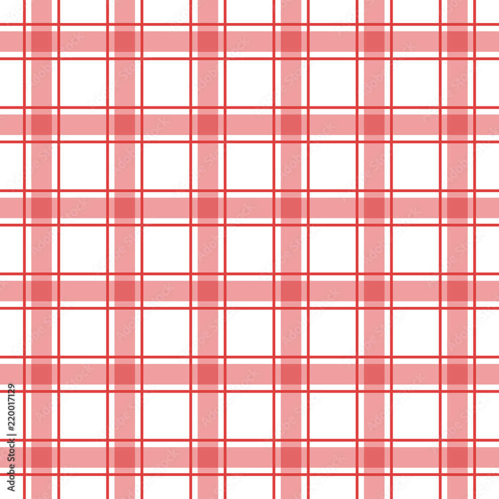 Checked Out in Red Wallpaper