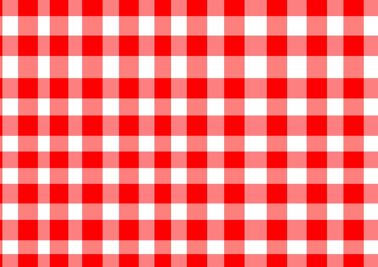 Vibrant Red Checkered Pattern