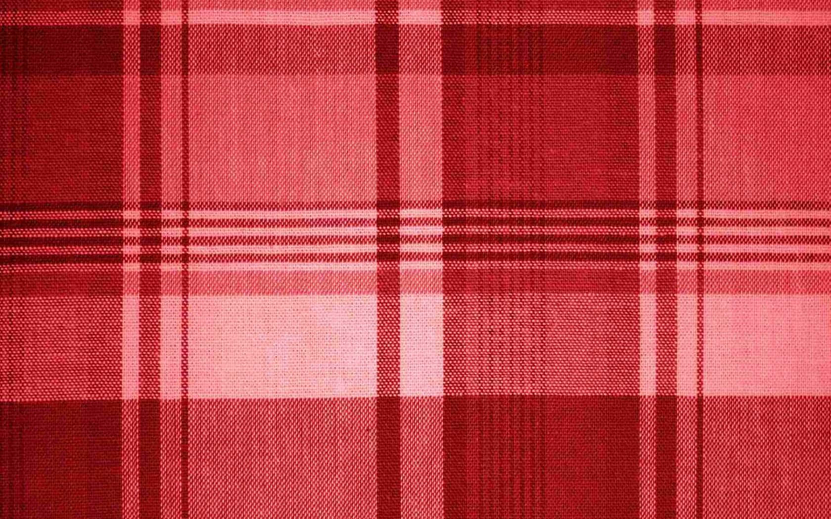 Vibrant Red Checkered Pattern Background